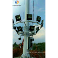 Hot Dip galvanizado com alto mastro Pólo de iluminação de mastros Pólo leve telescópico de rua 15m 20m 25m 30m 35m 40m